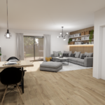 Easy 144 vizualizace obývací pokoj