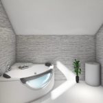 Vizualizace koupelny s vanou easy 90